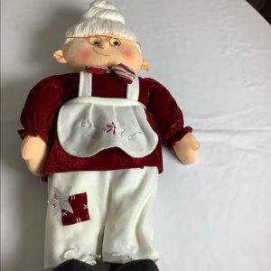 Mrs Claus Standing Christmas Decoration